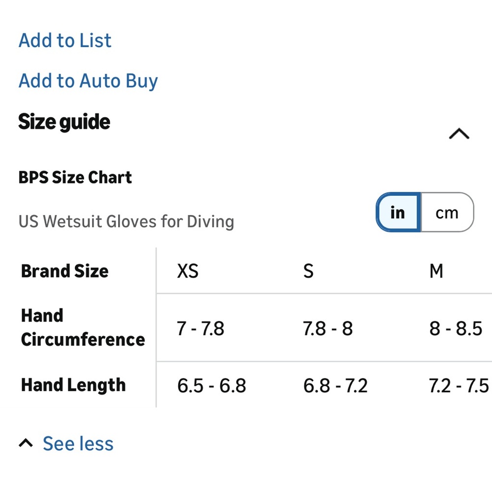 BPS Neoprene Gloves 3mm 5mm Five Finger  Women’s XS - Picture 4 of 9